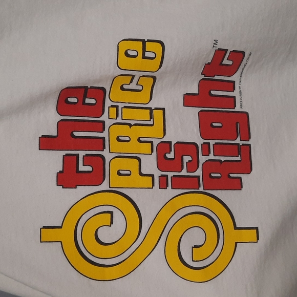 The Price is Right Game Show Vintage Short Sleeve T-shirt White - Picture 4 of 5